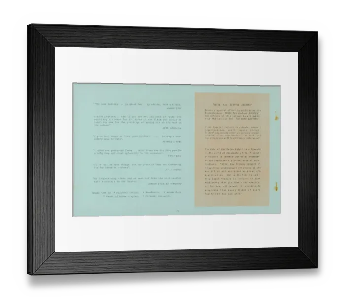 Framed Print : lol1954 co pbk 012 Framed Print : lol1954 co pbk 012