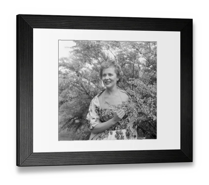 Framed Print : div1954 bw neg 005