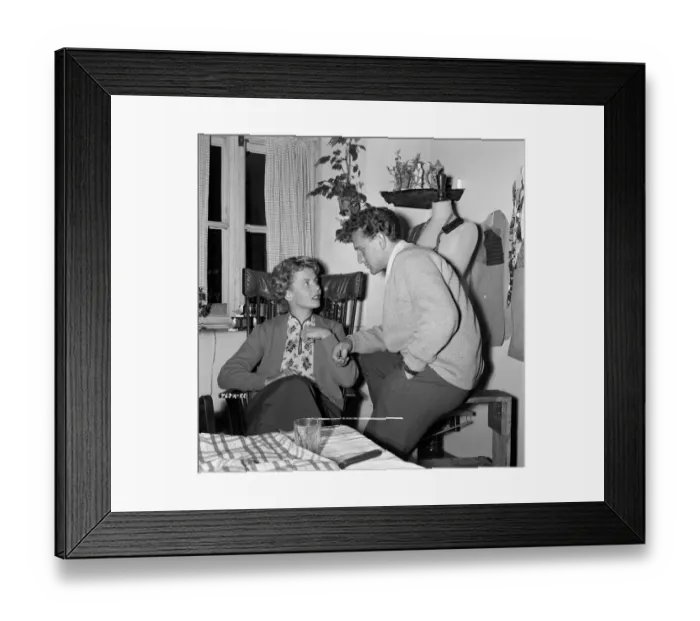 Framed Print : div1954 bw neg 025 Framed Print : div1954 bw neg 025