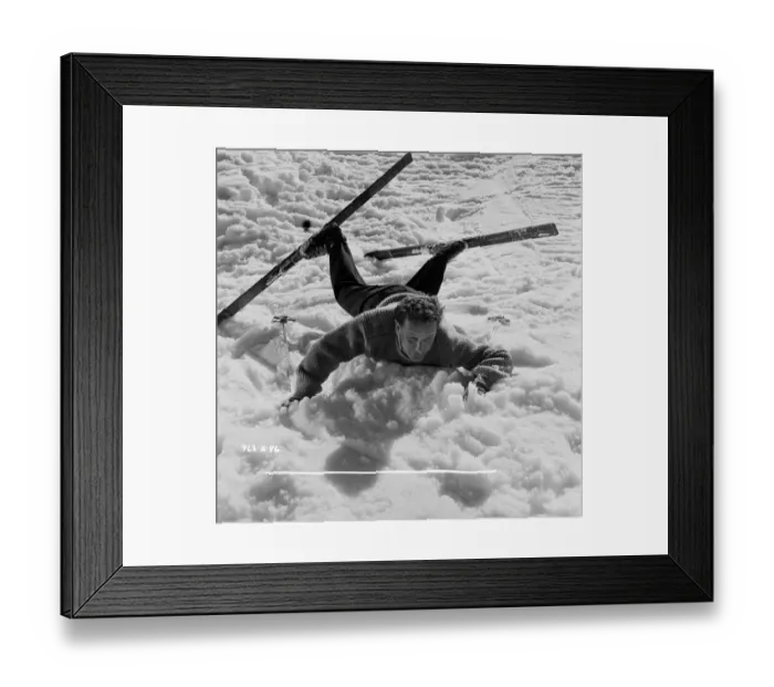 Framed Print : div1954 bw neg 029