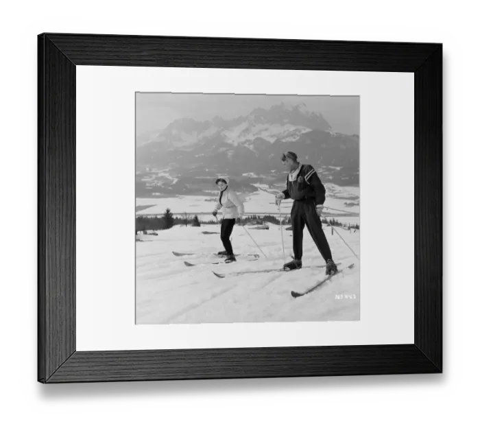 Framed Print : div1954 bw neg 034