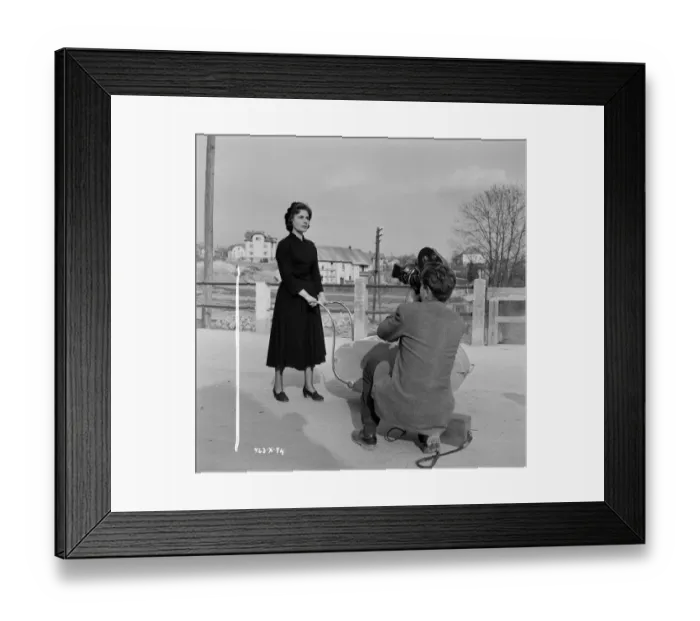 Framed Print : div1954 bw neg 045 Framed Print : div1954 bw neg 045