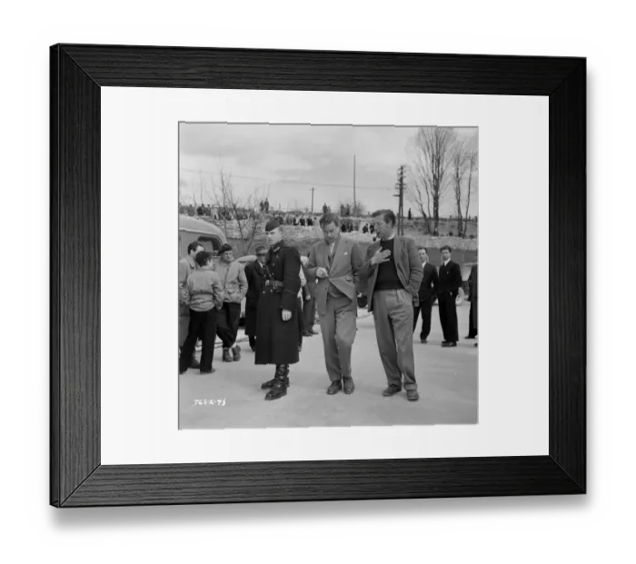 Framed Print : div1954 bw neg 044