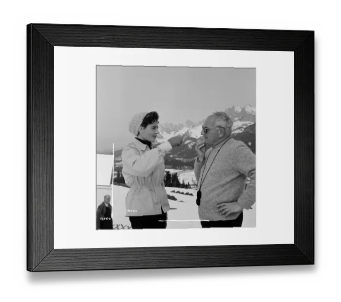 Framed Print : div1954 bw neg 069