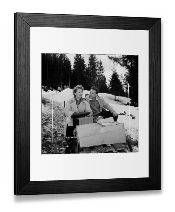 Framed Print : div1954 bw neg 073 Framed Print : div1954 bw neg 073