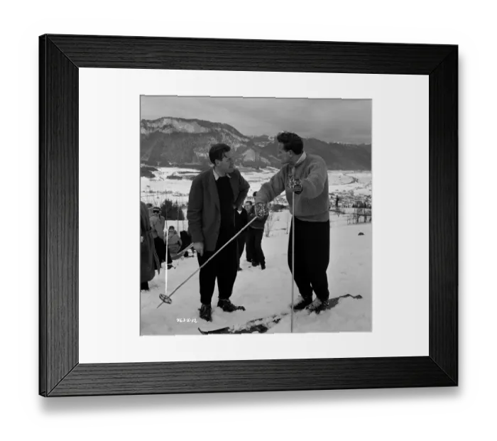Framed Print : div1954 bw neg 075