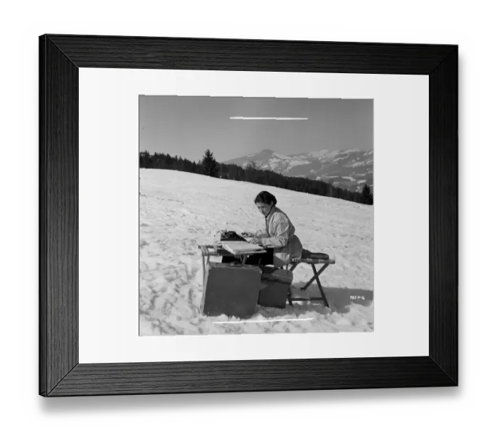 Framed Print : div1954 bw neg 077 Framed Print : div1954 bw neg 077