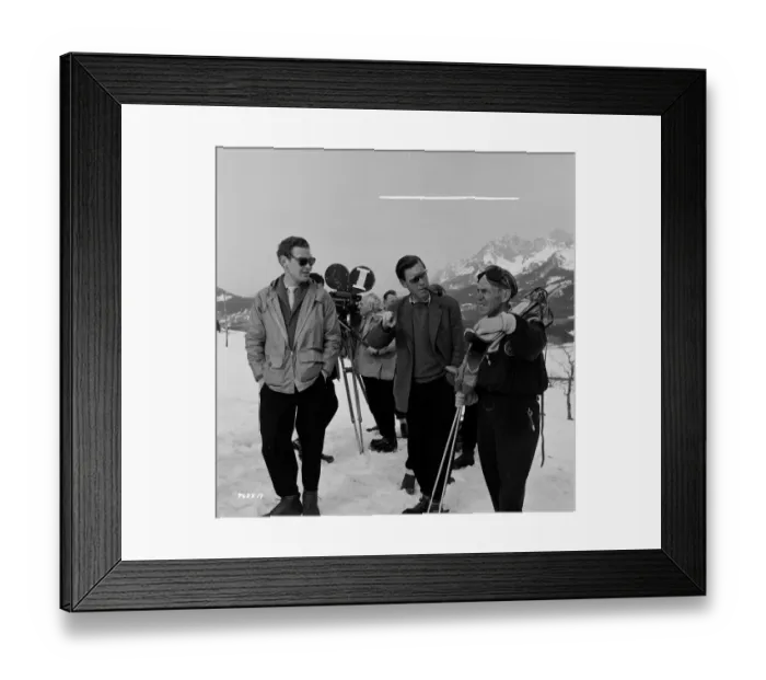 Framed Print : div1954 bw neg 080