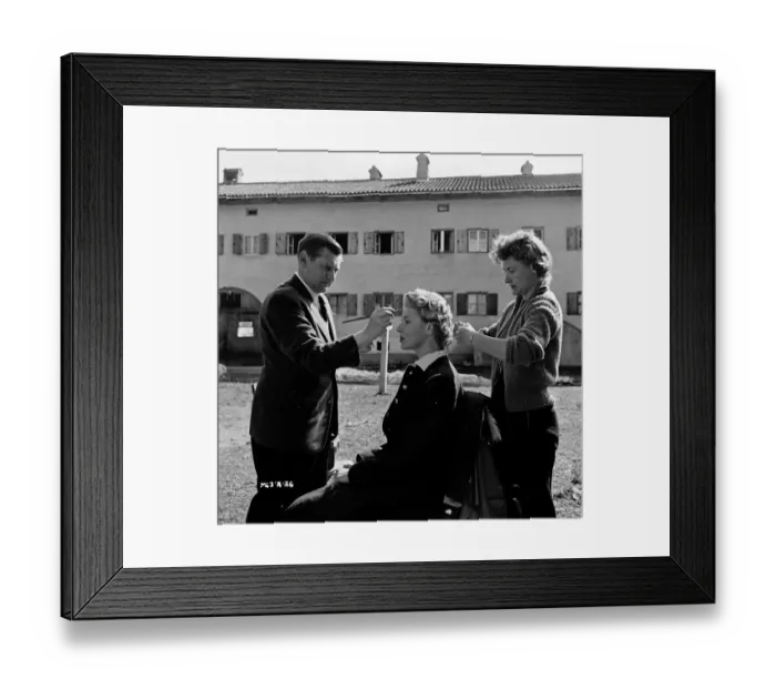 Framed Print : div1954 bw neg 086