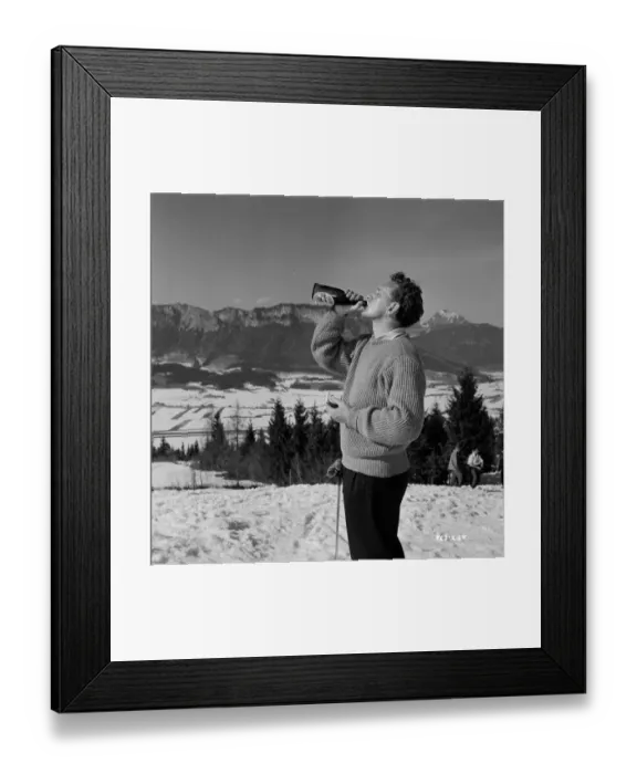 Framed Print : div1954 bw neg 089