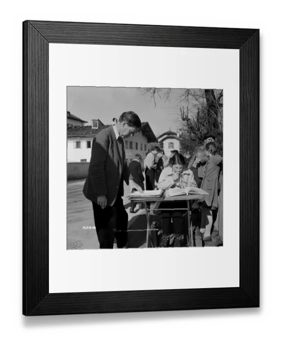 Framed Print : div1954 bw neg 090 Framed Print : div1954 bw neg 090