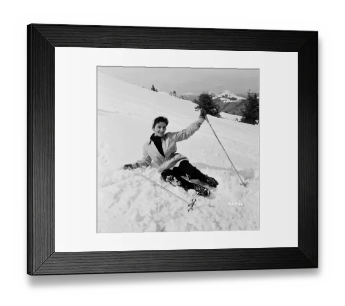 Framed Print : div1954 bw neg 102