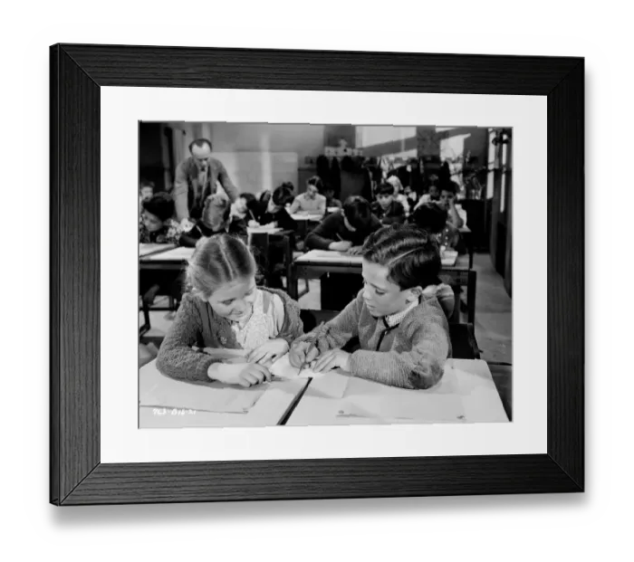 Framed Print : div1954 bw neg 113 Framed Print : div1954 bw neg 113