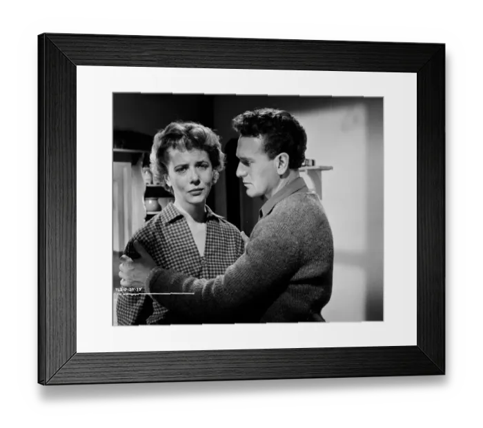 Framed Print : div1954 bw neg 119