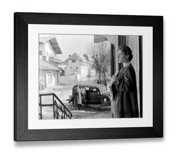 Framed Print : div1954 bw neg 128