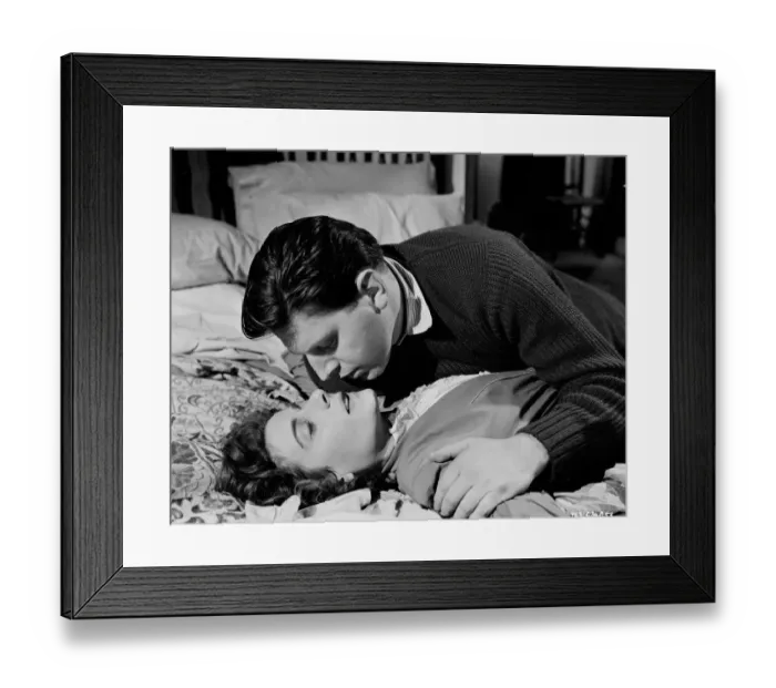 Framed Print : div1954 bw neg 130