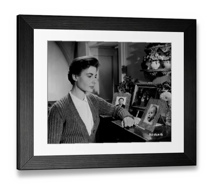 Framed Print : div1954 bw neg 131