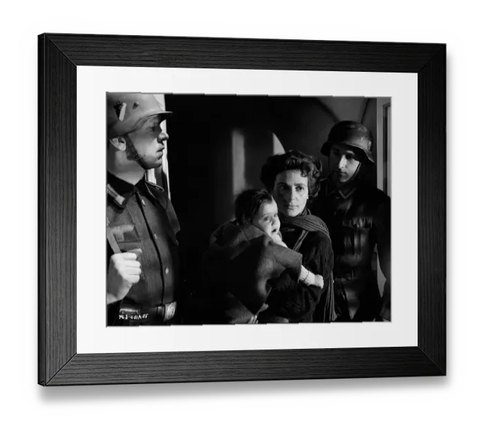 Framed Print : div1954 bw neg 132