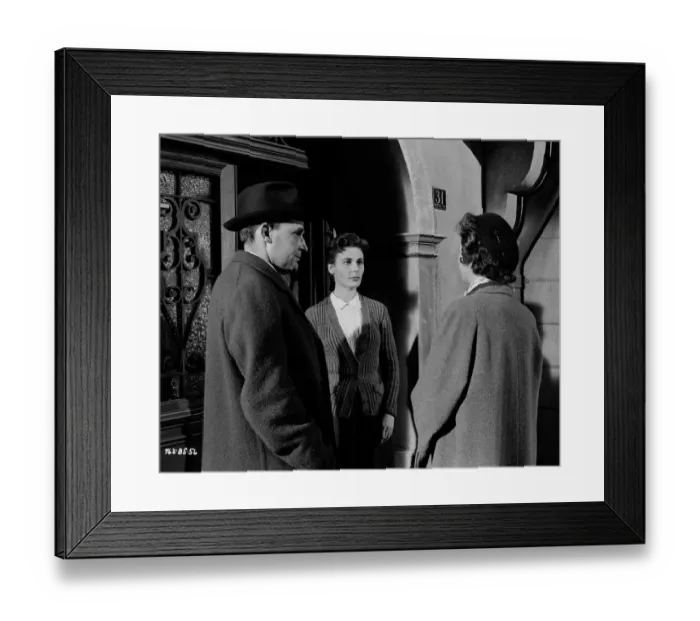 Framed Print : div1954 bw neg 133