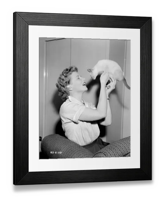 Framed Print : div1954 bw neg 142