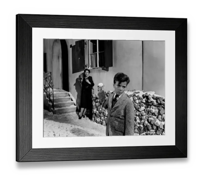 Framed Print : div1954 bw neg 141