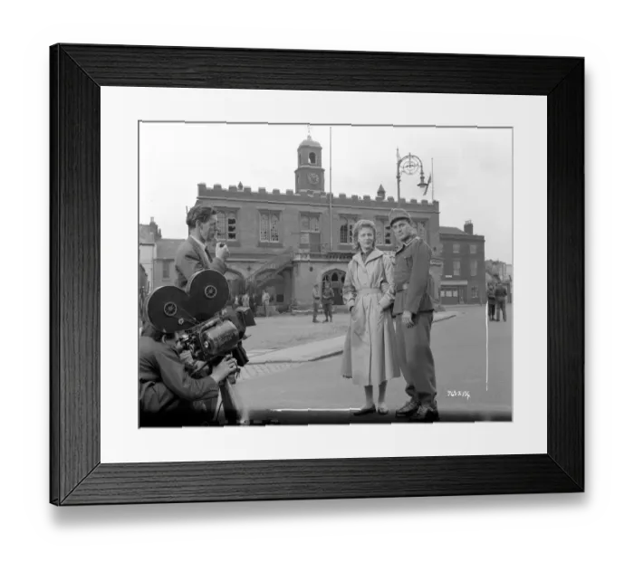 Framed Print : div1954 bw neg 144