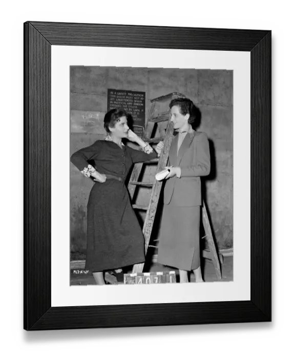 Framed Print : div1954 bw neg 148 Framed Print : div1954 bw neg 148