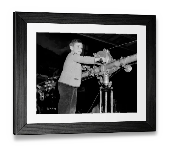 Framed Print : div1954 bw neg 151