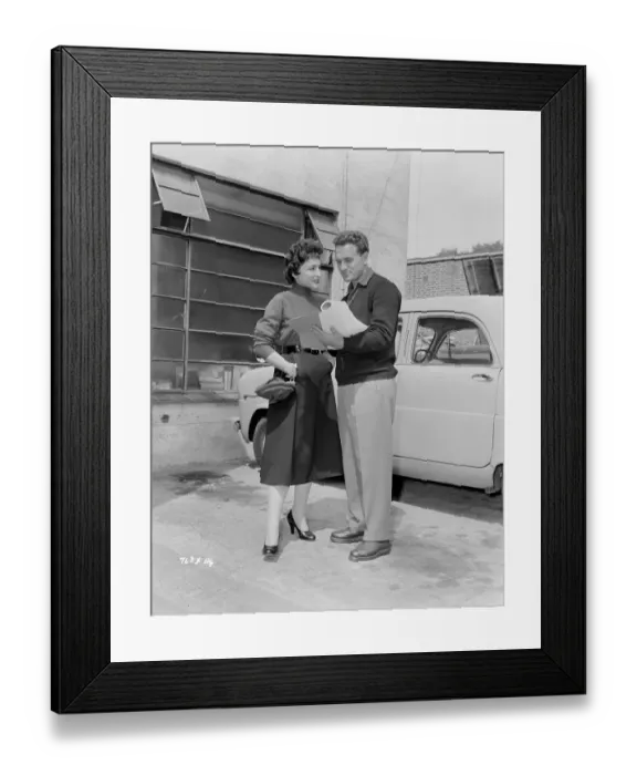 Framed Print : div1954 bw neg 154 Framed Print : div1954 bw neg 154