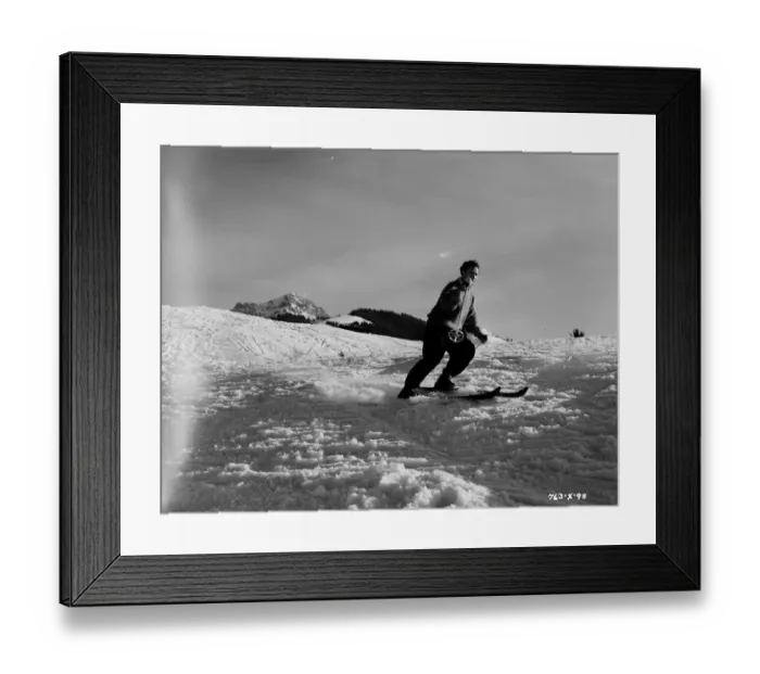 Framed Print : div1954 bw neg 156 Framed Print : div1954 bw neg 156