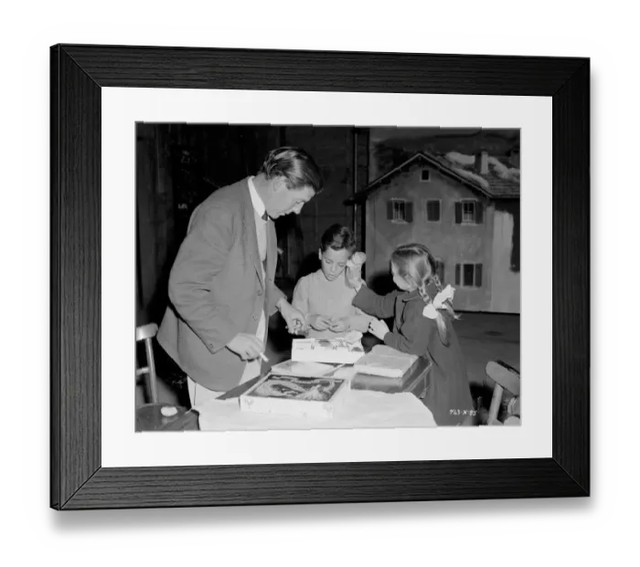 Framed Print : div1954 bw neg 157