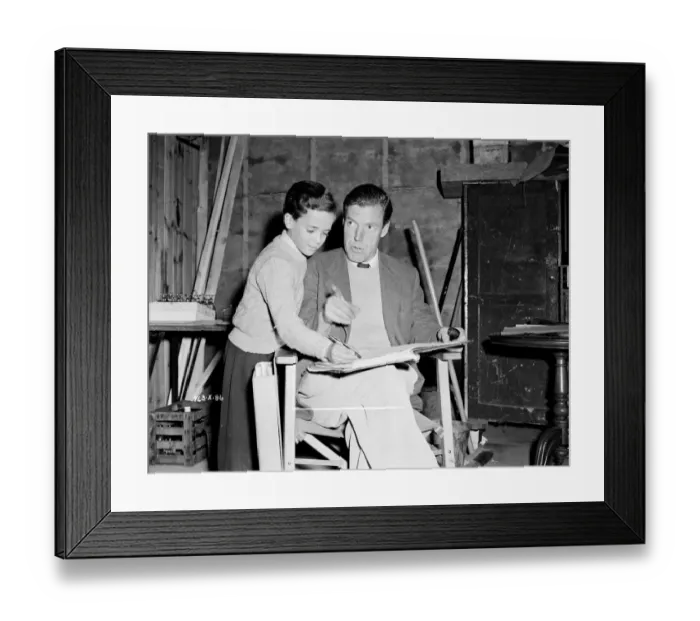 Framed Print : div1954 bw neg 158 Framed Print : div1954 bw neg 158