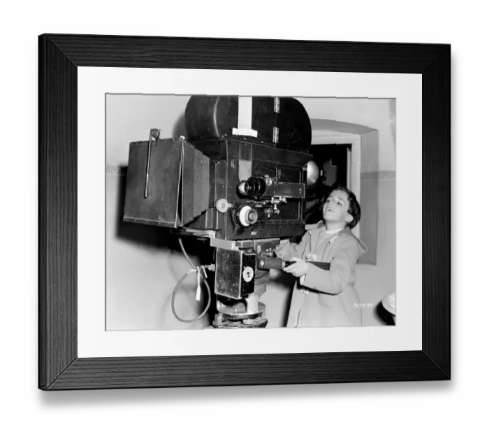 Framed Print : div1954 bw neg 164