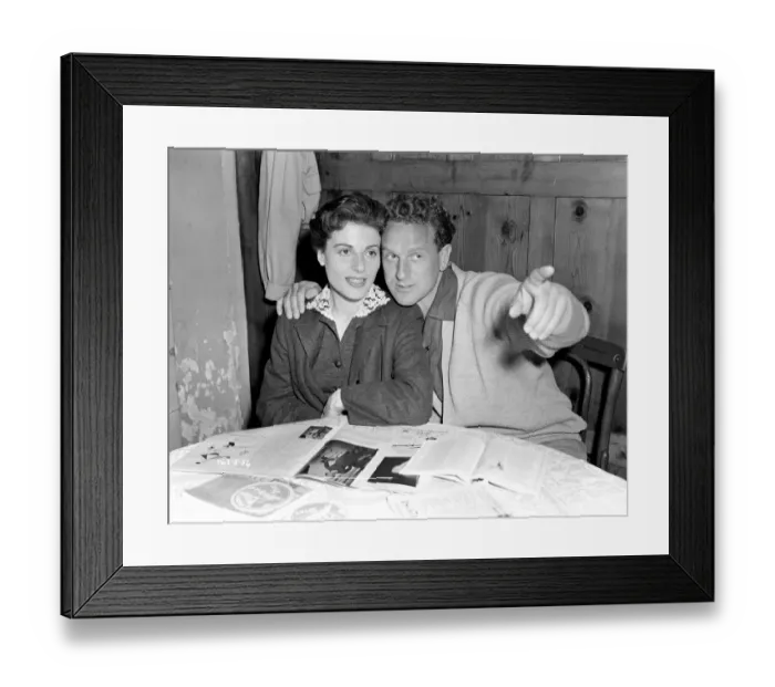 Framed Print : div1954 bw neg 166 Framed Print : div1954 bw neg 166