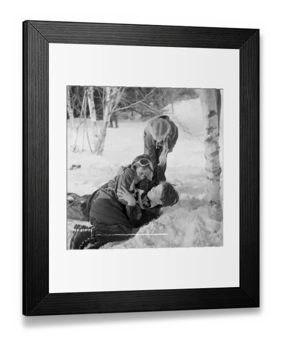 Framed Print : div1954 bw neg 171