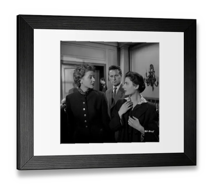 Framed Print : div1954 bw neg 173