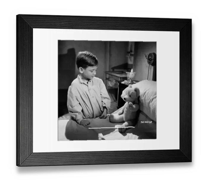 Framed Print : div1954 bw neg 175