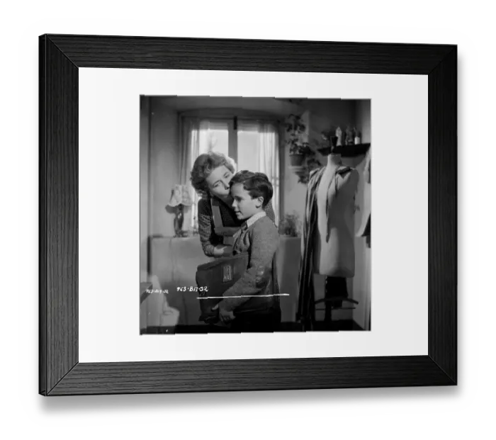 Framed Print : div1954 bw neg 179