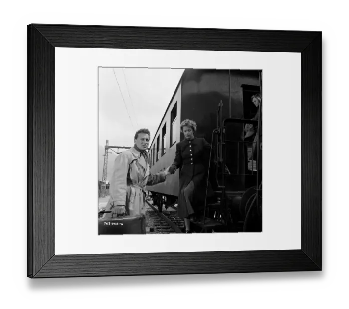 Framed Print : div1954 bw neg 184
