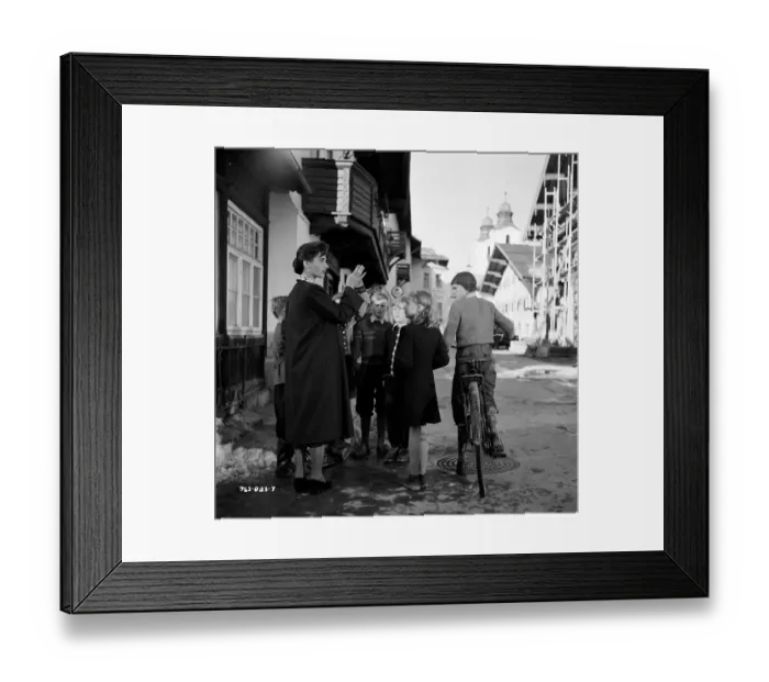 Framed Print : div1954 bw neg 187