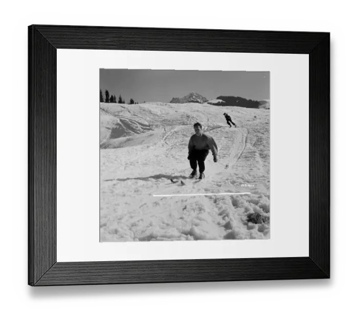 Framed Print : div1954 bw neg 188