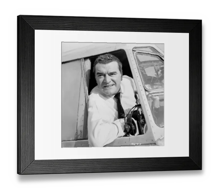 Framed Print : mns1957 bw neg pub 007 Framed Print : mns1957 bw neg pub 007