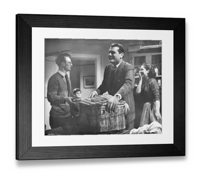 Framed Print : mns1957 bw neg pub 011
