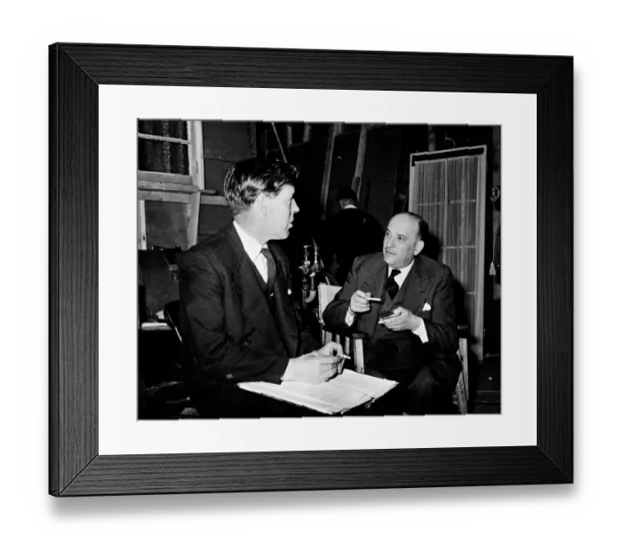 Framed Print : mns1957 bw neg pub 021