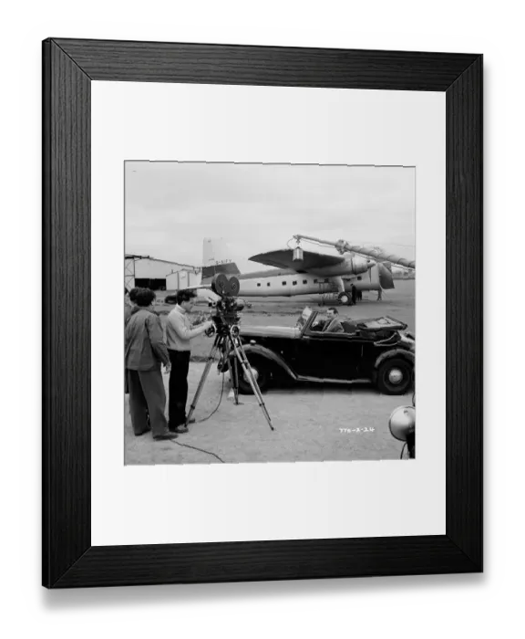 Framed Print : mns1957 bw neg pub 023