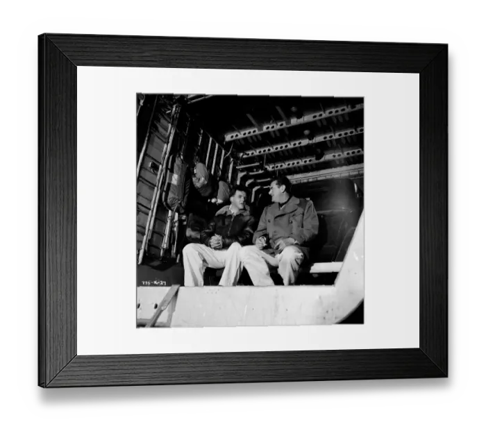 Framed Print : mns1957 bw neg pub 026
