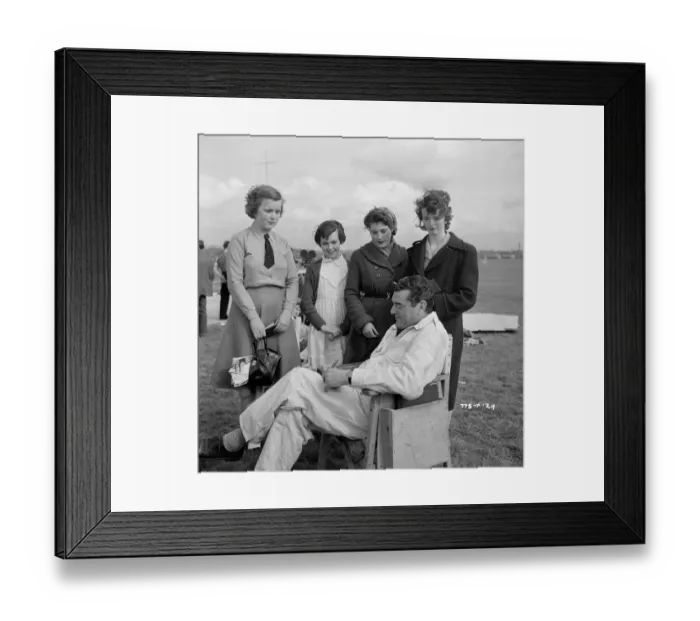 Framed Print : mns1957 bw neg pub 028 Framed Print : mns1957 bw neg pub 028