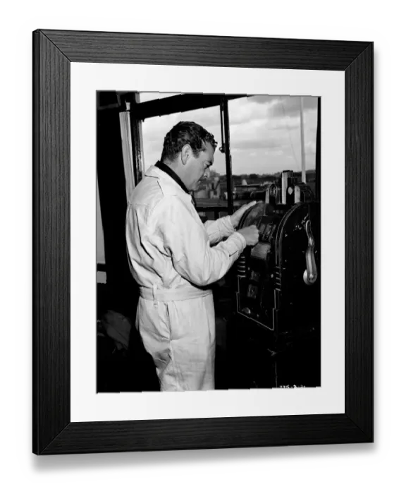 Framed Print : mns1957 bw neg pub 031 Framed Print : mns1957 bw neg pub 031