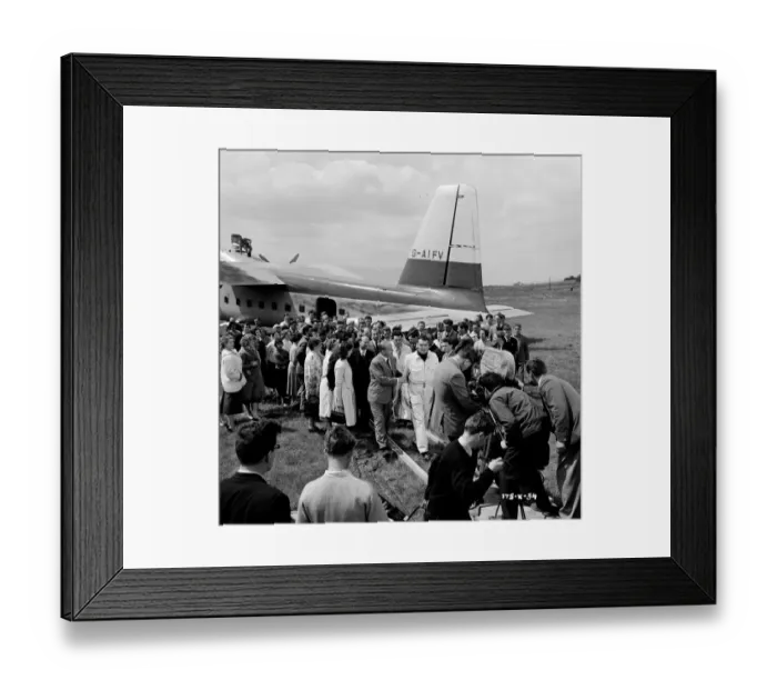 Framed Print : mns1957 bw neg pub 033 Framed Print : mns1957 bw neg pub 033