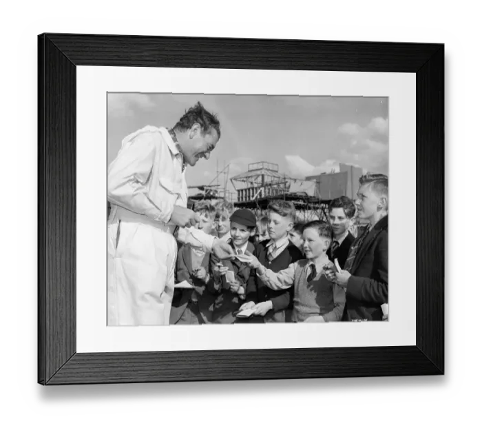 Framed Print : mns1957 bw neg pub 041 Framed Print : mns1957 bw neg pub 041